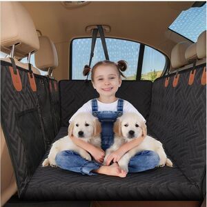 Bikaek HARD BOTTOM back car seat extender for dogs/large dogs up to 350 lbs. NEW